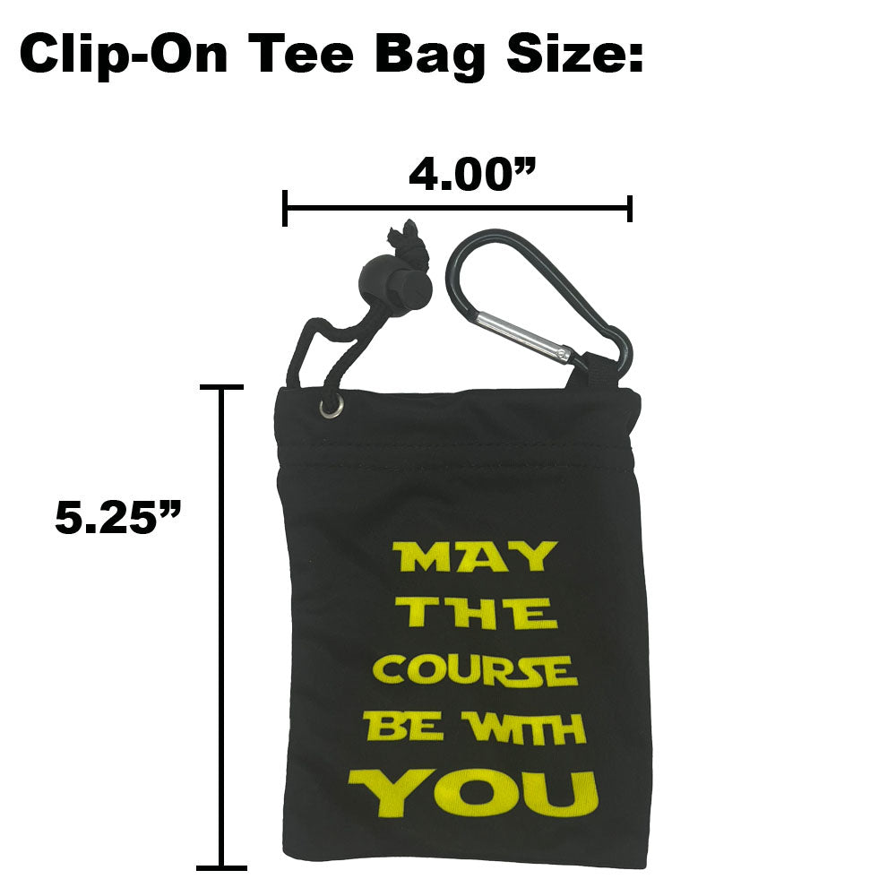 May The Course Be With You Magnetic Golf Towel, Tee Bag & Poker Chip