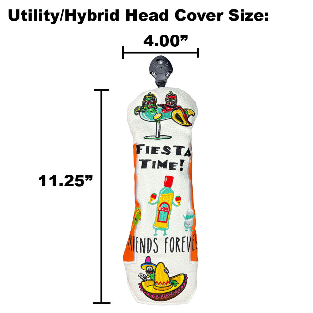 Giggle Golf Fiesta Hybrid / Utility Head Cover Size