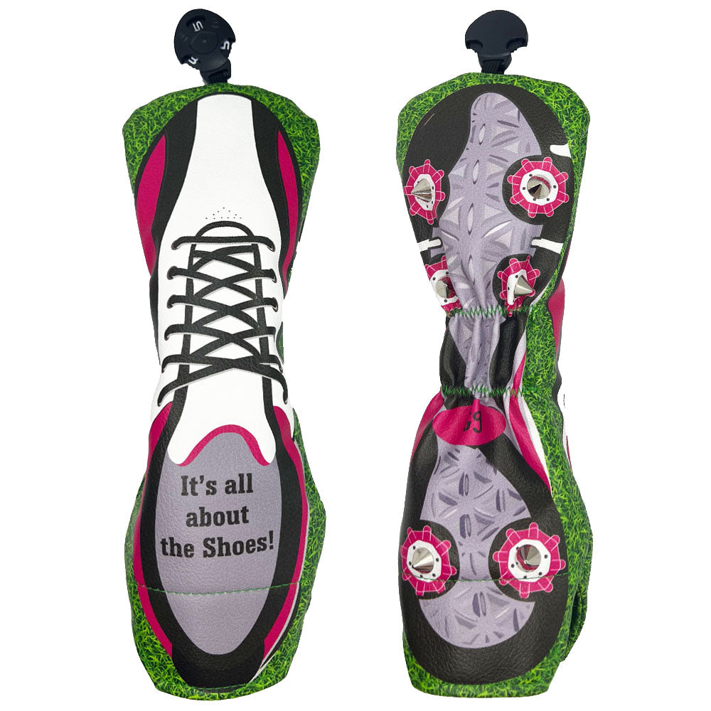 Giggle Golf Golf Shoe Hybrid / Utility Golf Club Cover, Front & Back