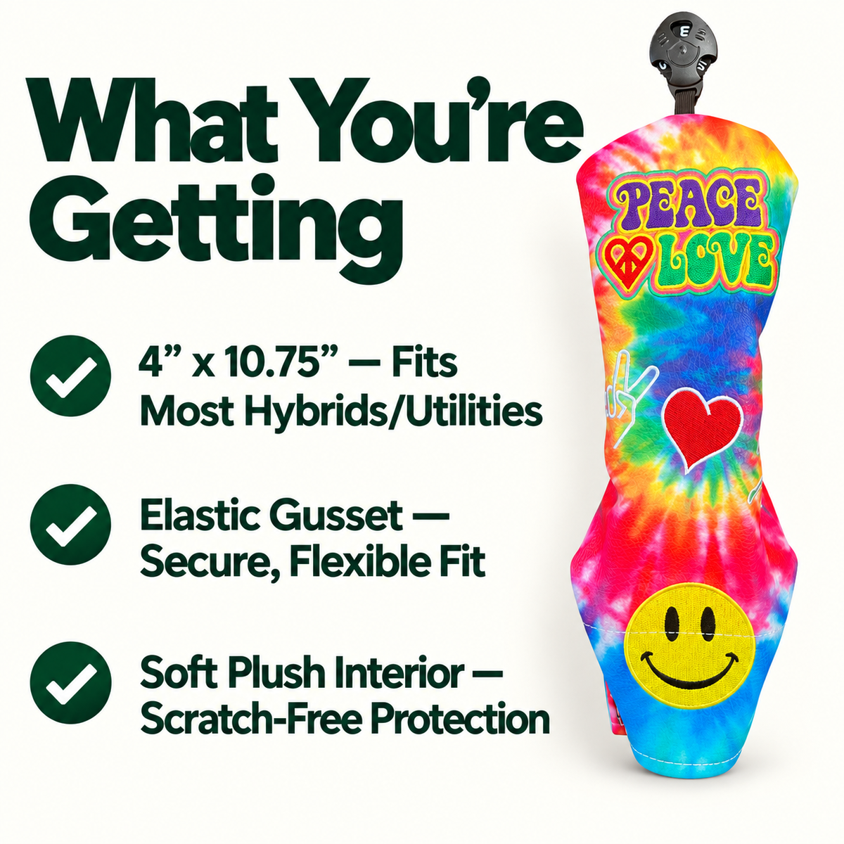 Groovy Tie-Dye Hybrid Cover