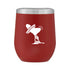 customizable 12 oz stainless steel cup with fiesta design