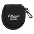 black ball cleaning pouch with diamond in the rough in white imprint