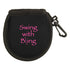swing with bling golf ball cleaning pouch