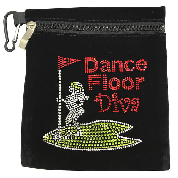 dance floor diva clip on bling golf accessory bag