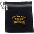 get in the hole bitch clip on bling golf accessory bag