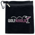 golfaholic pink martini clip on bling golf accessory bag
