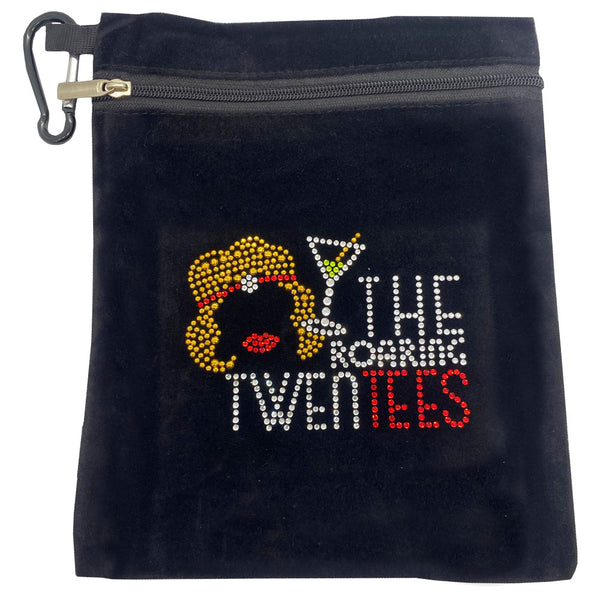 the roaring 20s (twentees) clip on bling golf accessory bag