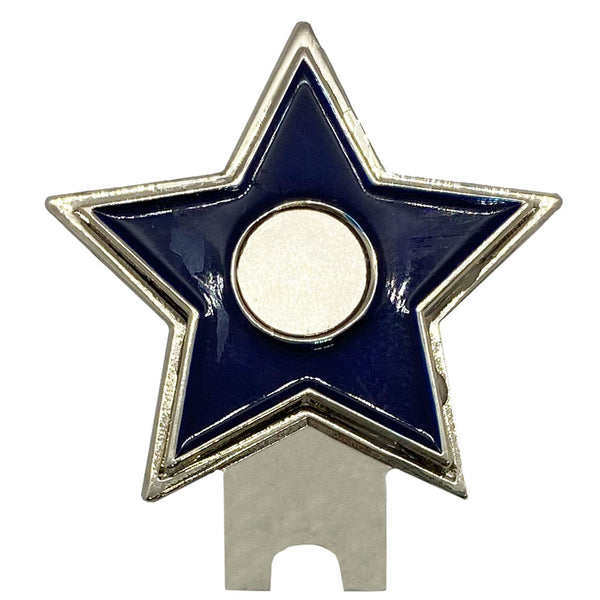 giggle golf magnetic blue star shaped hat clip
