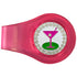bling 19th hole golf ball marker with magnetic pink clip
