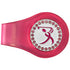 bling pink ribbon golf ball marker on a magnetic pink clip