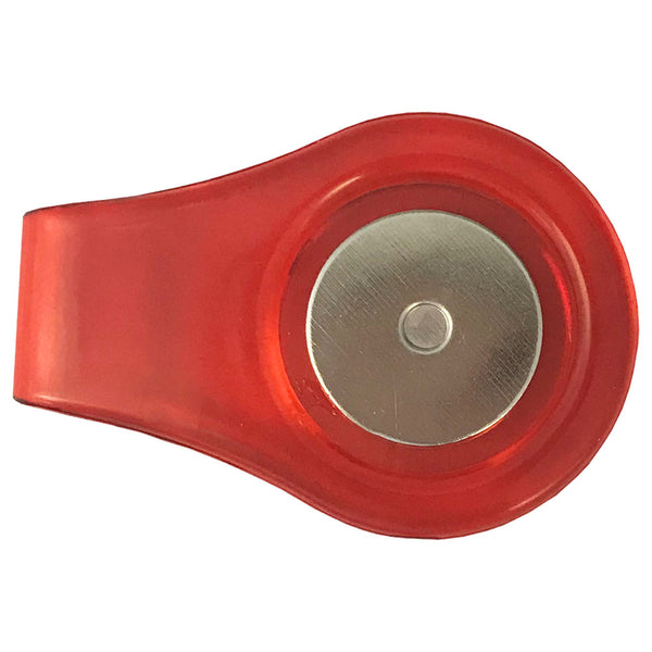 giggle golf red magnetic clip for ball marker