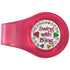 bling swing with bling (white) golf ball marker with a magnetic pink clip