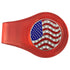 bling usa flag golf ball marker with a magntic red clip