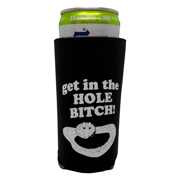 get in the hole slim can cooler with skinny can inside