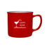 it's happy hour somewhere red 12 oz coffe mug customizable