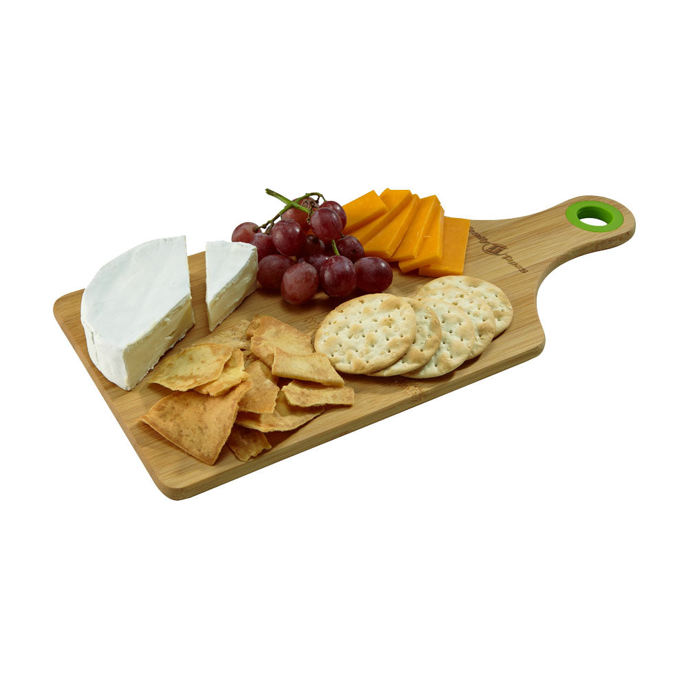 Customizable Bamboo Cheese Board With Silicone Ring