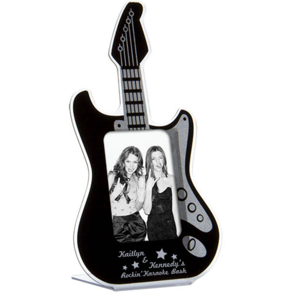custom black guitar picture frame