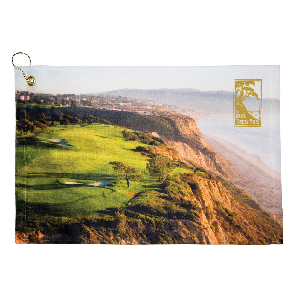 custom microfiber golf towel with low minimum order