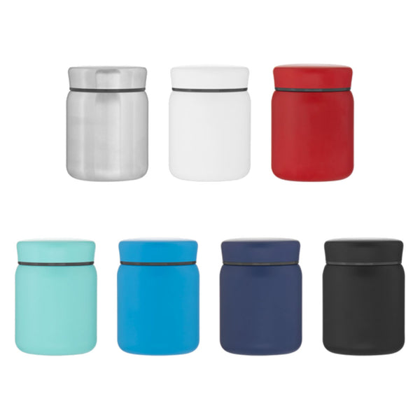 seven color options for customizable food containers