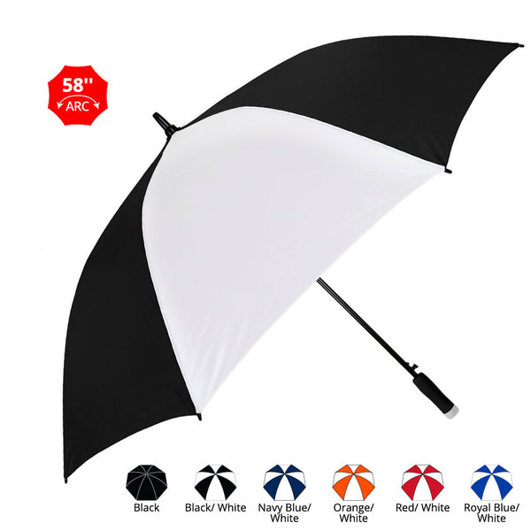 customizable value golf umbrella for golf tournament tee prizes