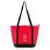 customizable red white and boom (usa) red lunch tote 