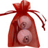 2 golf balls with a 4 Acess (poker) design and 4 tees pack