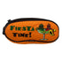 fiesta time orange soft zippered glasses case with margarita