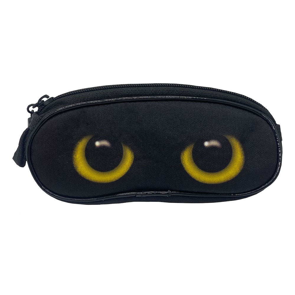 cat eyes zippered glasses case side 1