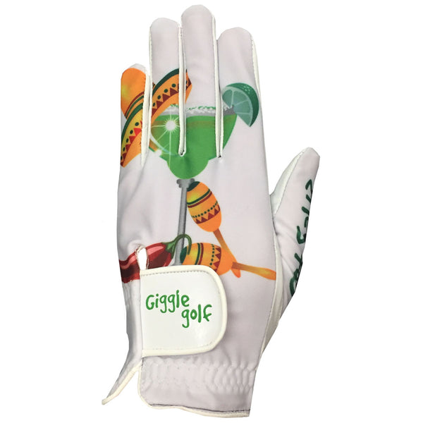 fiesta women's golf glove with margarita design
