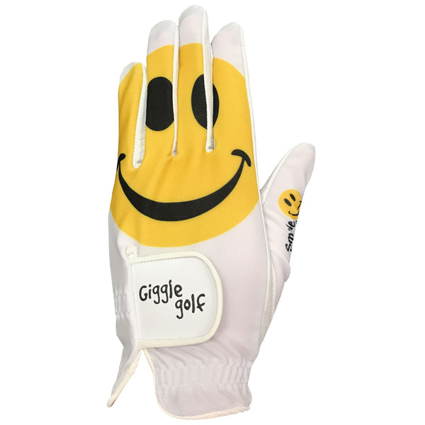 happy face women's golf glove