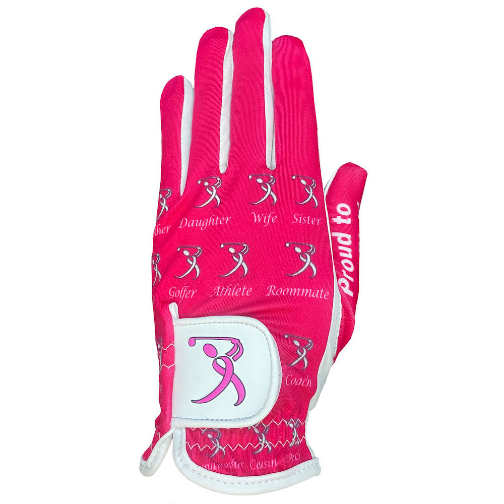 Pink Breast Cancer Awareness Women's Golf Glove | Giggle Golf