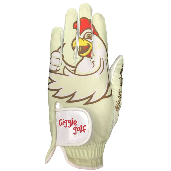 chicken giving a thumbs up winner winner chicken dinner women's golf glove