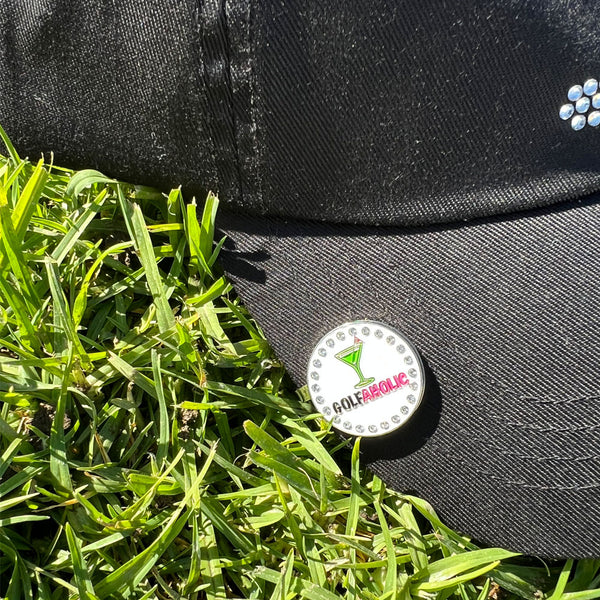 Golfaholic Golf Ball Marker Hat Clip