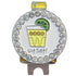 bling got salt (tequila shot) golf ball marker with a magnetic tequila bottle shaped hat clip