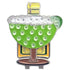bling margarita golf ball marker with a tequila shaped hat clip