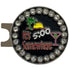 bling it's five o'clock somewhere golf ball marker with a magnetic hat clip