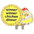 Winner Winner Chicken Dinner Golf Ball Marker Hat Clip