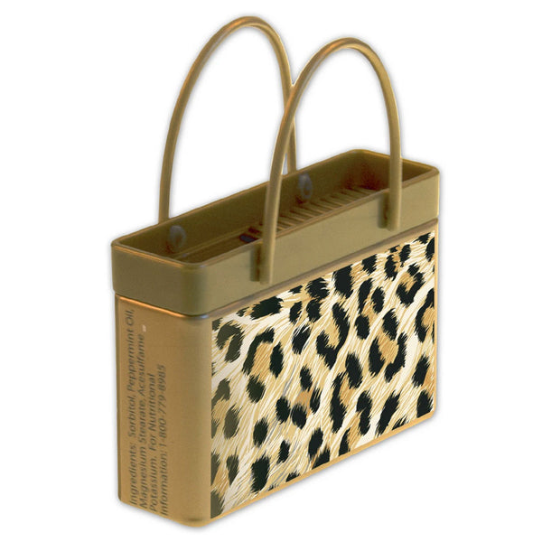 Jaguar / Leopard Print Shopping Bag Mint Tin
