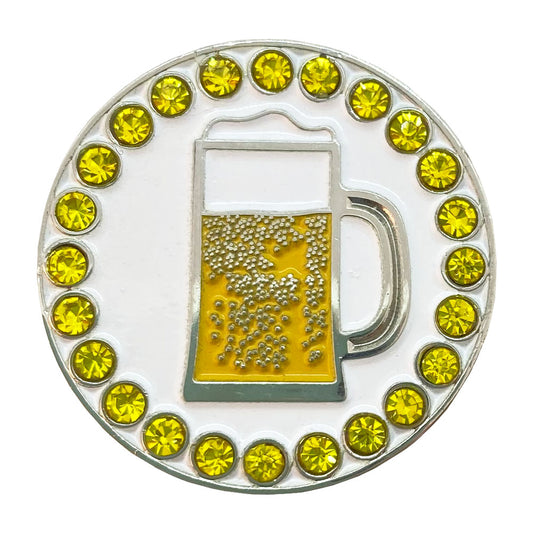 bling beer golf ball marker only