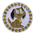 bling brown dog golf ball marker only