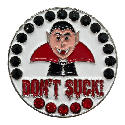 bling dracula (vampire) golf ball marker