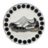Golf Shoes (Black) Golf Ball Marker Only