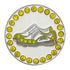 bling yellow golf shoes golf ball marker only
