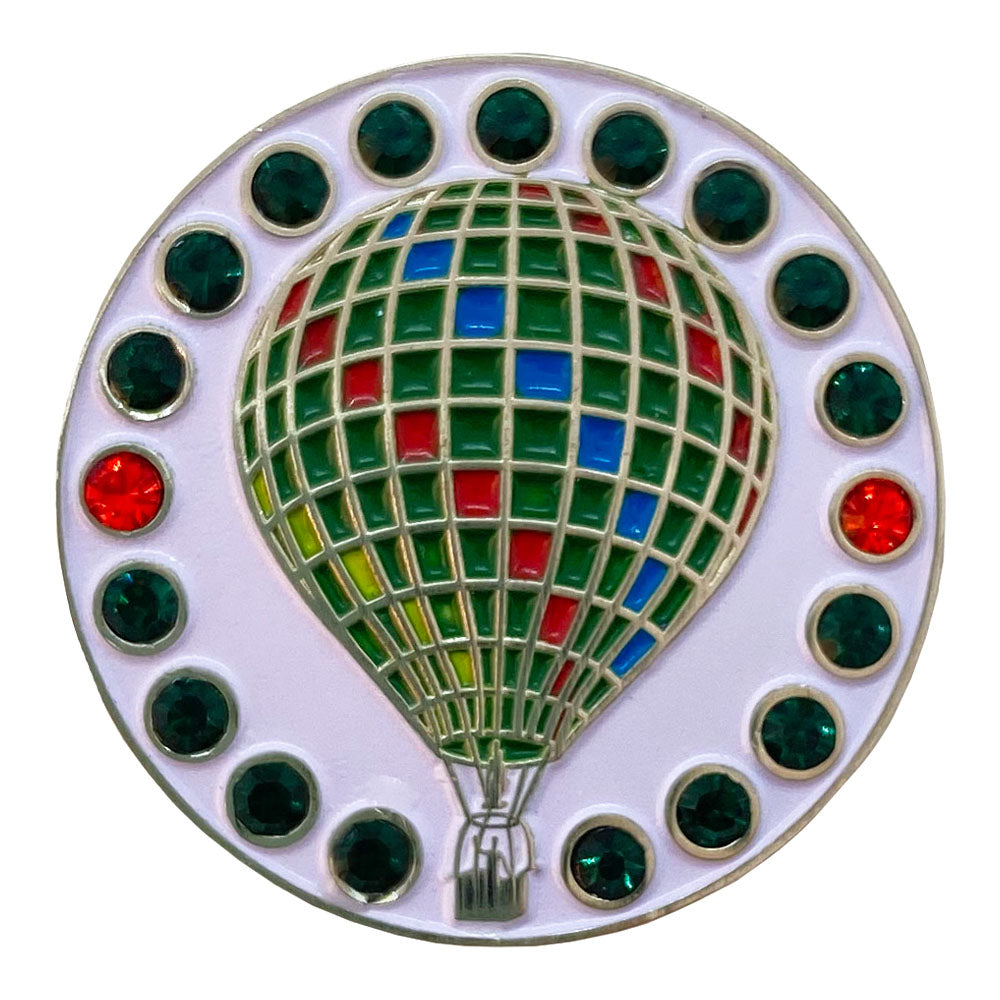 bling hot air balloon golf ball marker only