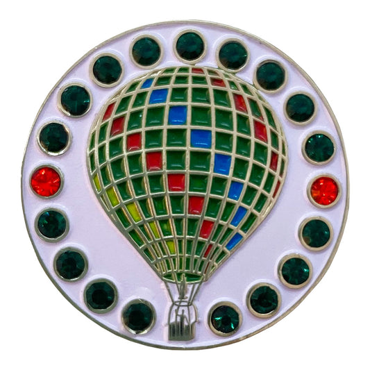 bling hot air balloon golf ball marker only