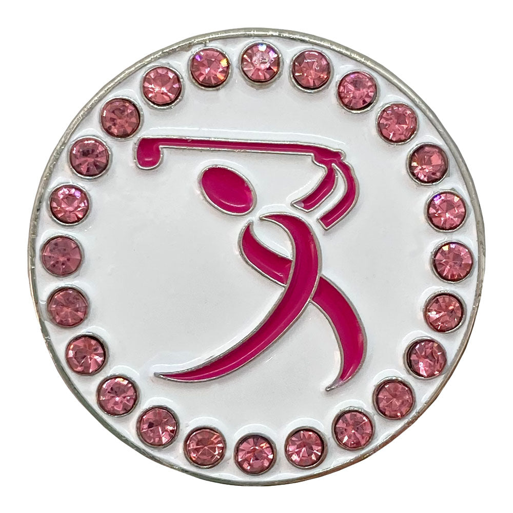 Bling Red Golf Shoes Golf Ball Marker Only