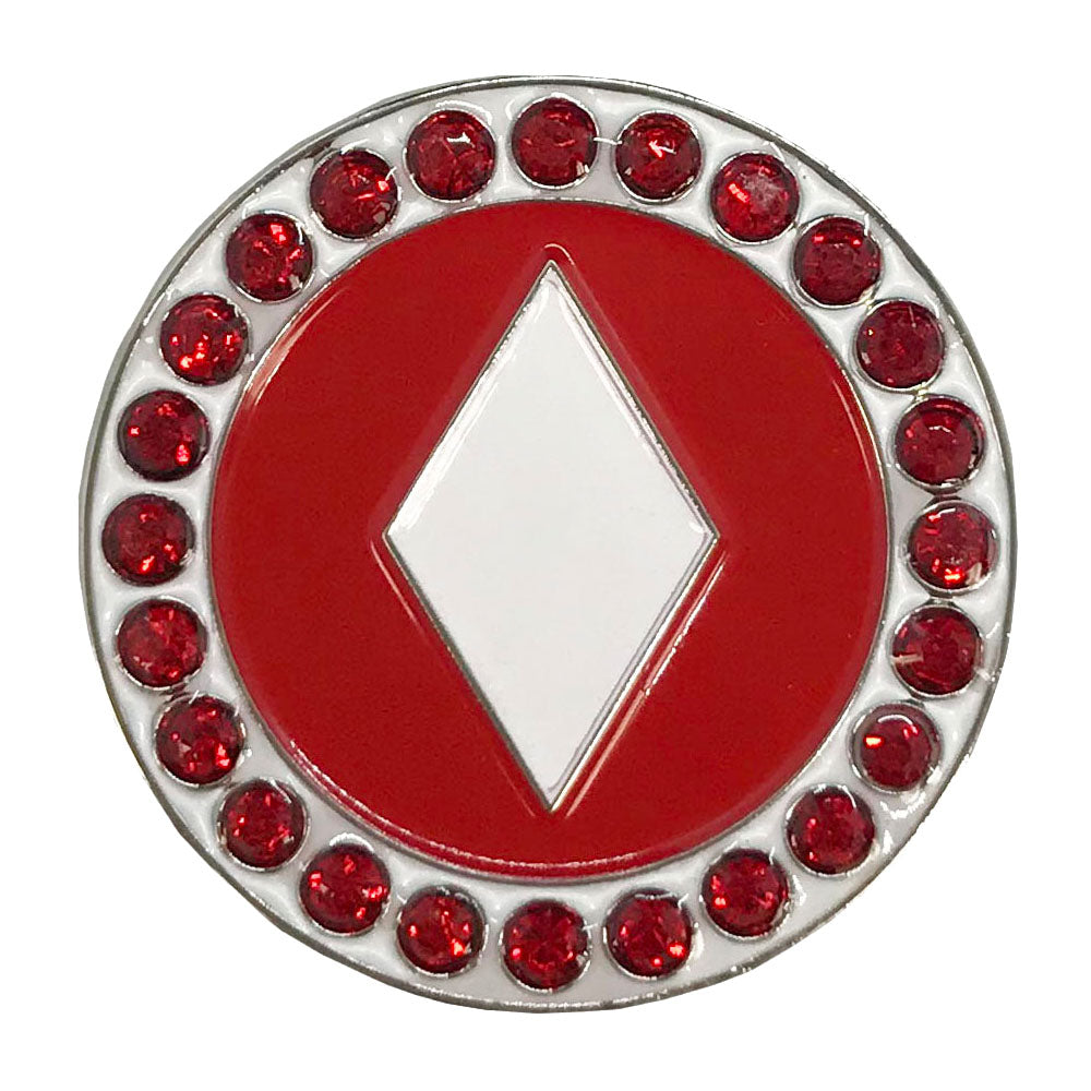 Bling Poker Diamond Golf Ball Marker