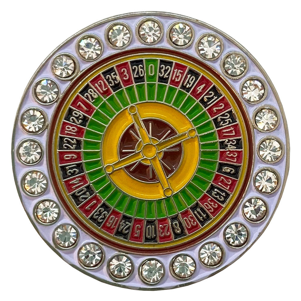 bling roulette wheel golf ball marker only