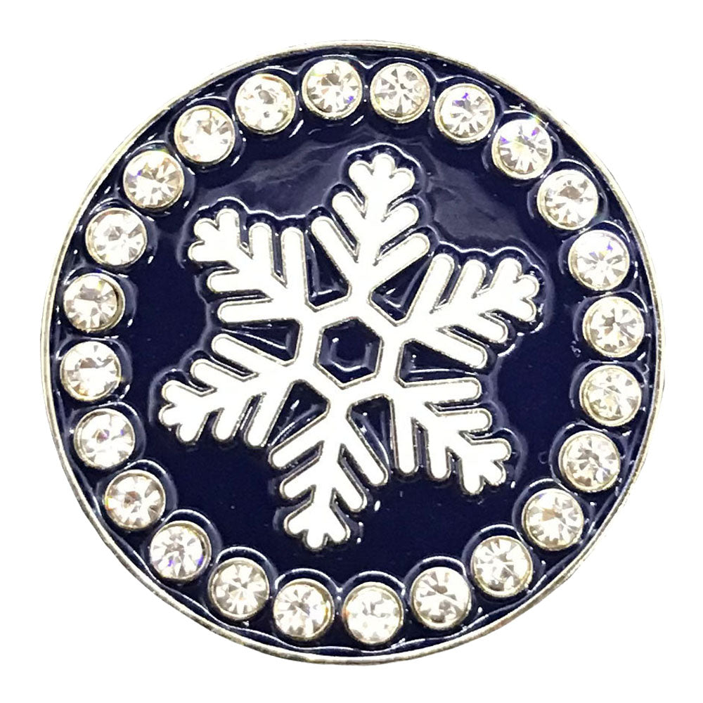 bling snowflake golf ball marker only