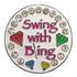 bling swing with bling golf ball marker only